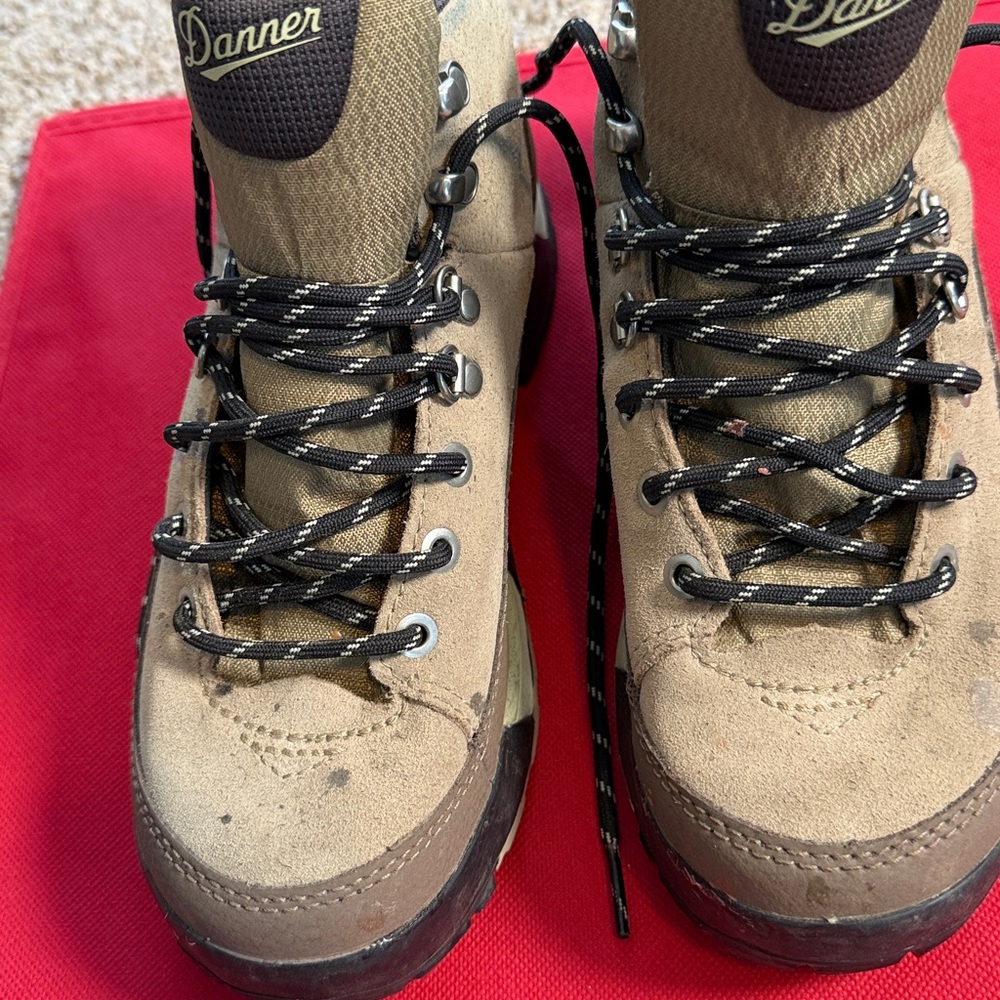 Danner Kids Tan and Black Shoes